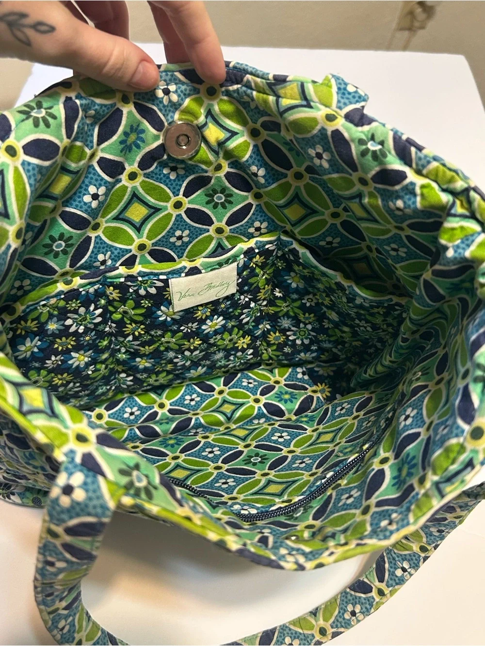 Vera Bradley “Daisy Daisy” Tote Bag